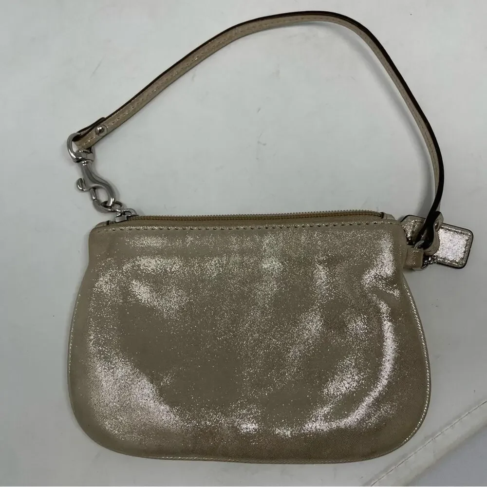 Coach Gold Metallic 6x4